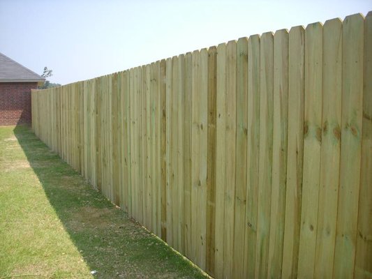 wooden fence