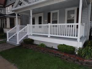 large front porch installation